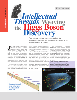 Intellectual Threads Weaving the Higgs Boson Discovery