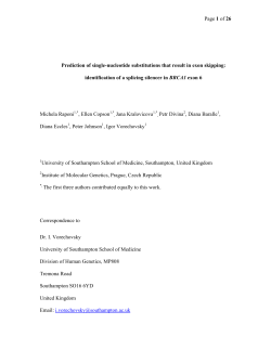 Exon 6 missense mutations