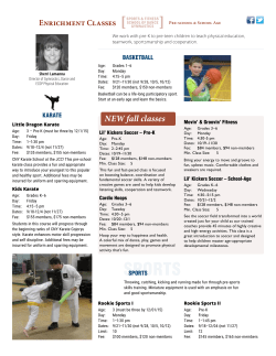 Enrichment Classes - the JCC of Syracuse