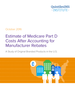 Estimate of Medicare Part D Costs After Accounting for