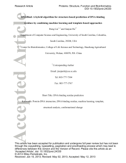 DNABind: A hybrid algorithm for structurebased prediction of