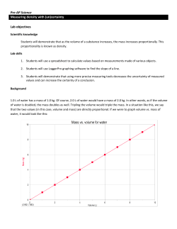 Measuring density with (un)certainty