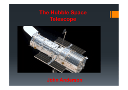 The Hubble Space Telescope - High Legh Community Observatory