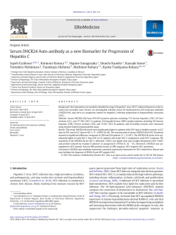 Serum DHCR24 Auto-antibody as a new Biomarker for Progression