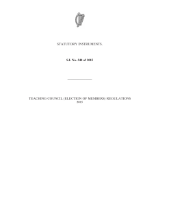 STATUTORY INSTRUMENTS. S.I. No. 540 of 2015