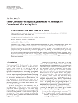Some Clarifications Regarding Literature on Atmospheric Corrosion