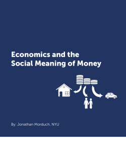 Economics and the Social Meaning of Money