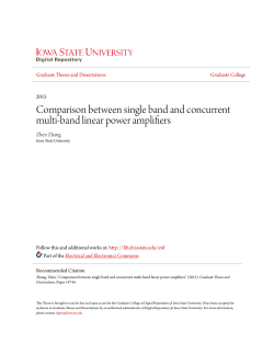 Comparison between single band and concurrent multi
