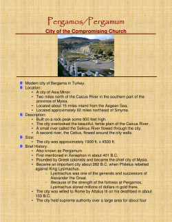 Pergamos/Pergamum /Pergamum /Pergamum