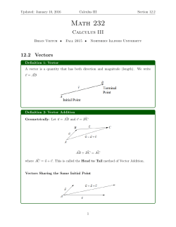 Math 232 - About Brian Veitch
