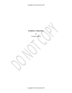 ENDING TYRANNY