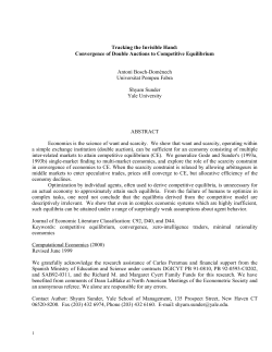 Tracking the Invisible Hand: Convergence of Double Auctions to
