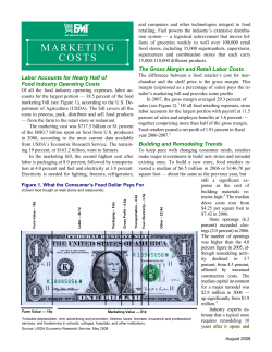 Labor Accounts for Nearly Half of Food Industry Operating Costs The