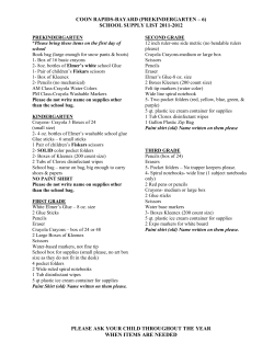 prekindergarten &ndash; 6 - Coon Rapids