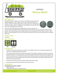 Penny Wars! - Get in the Scrap!