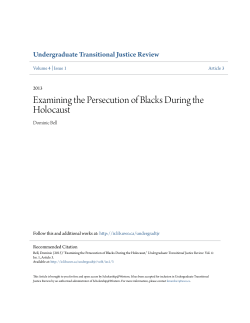 Examining the Persecution of Blacks During the Holocaust