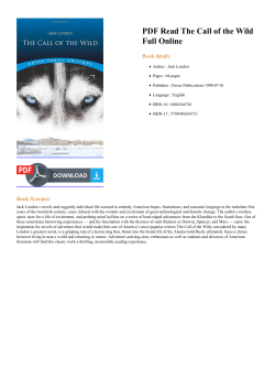 PDF Read The Call of the Wild Full Online