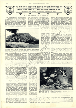 cyprus rivals crete as an archaeological treasure island.