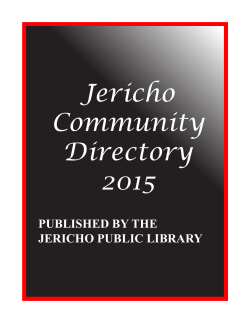 Jericho Community Directory