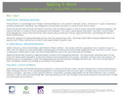 Making it Work - Back in Motion Rehab Inc.