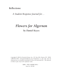 Flowers for Algernon