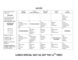 LUNCH SPECIAL: BUY 10, GET THE 11 FREE!