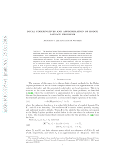 Local coderivatives and approximation of Hodge Laplace problems