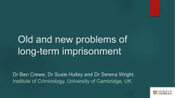 Slides - Institute of Criminology