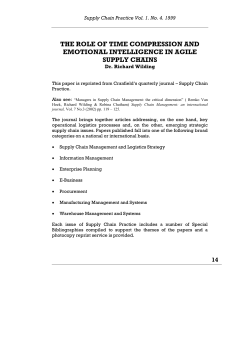 THE ROLE OF TIME COMPRESSION AND EMOTIONAL