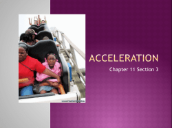Acceleration