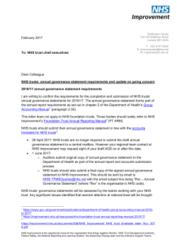 written - NHS Improvement
