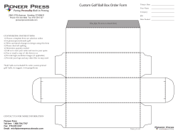 Custom Golf Ball Box Order Form