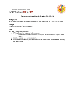 7.2.2 Expansion of the Islamic Empire .docx