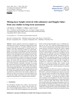 Mixing-layer height retrieval with ceilometer and Doppler lidar: from
