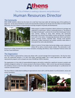 Athens - Human Resources Director