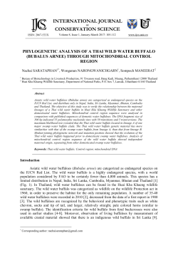 Full Article - PDF - International Journal of Conservation Science