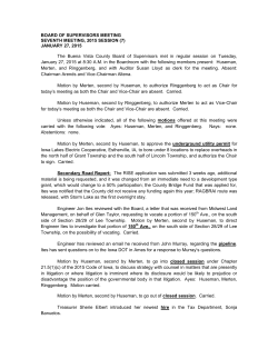 board of supervisors meeting