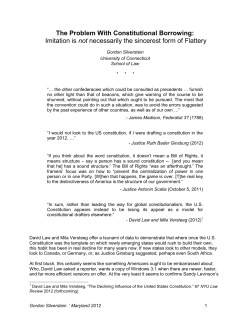 The Problem With Constitutional Borrowing