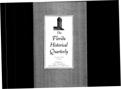 The Florida historical quarterly