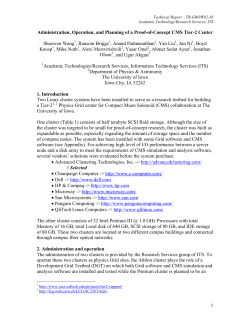 CMS Tier-2 Proof-of-Concept System