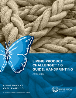 the Guide - Living Future Institute