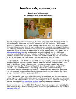 President`s bookmark