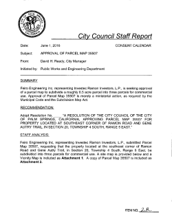 City Council Staff Report