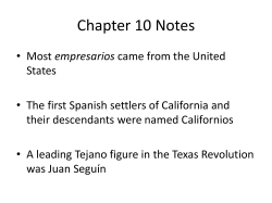 Chapter 10 notes