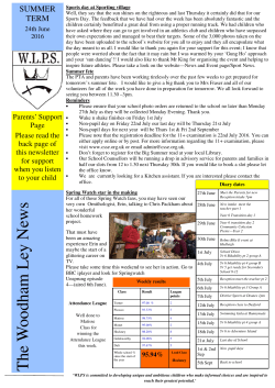 newsletter 24th june 2016- started