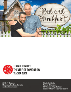 Bed and Breakfast by Mark Crawford