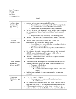 Maya Thompson APUSH Mr. Kann 16 October, 2016 Unit 5