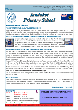 Coming Up INCLUDED WITH TODAY`S NEWSLETTER Basketball