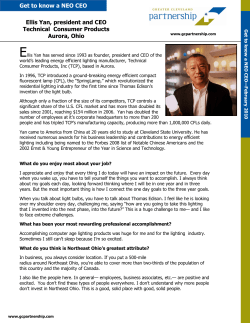Ellis Yan, president and CEO Technical Consumer Products Aurora