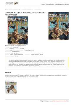 The story of Odysseus&acute;s journey around the